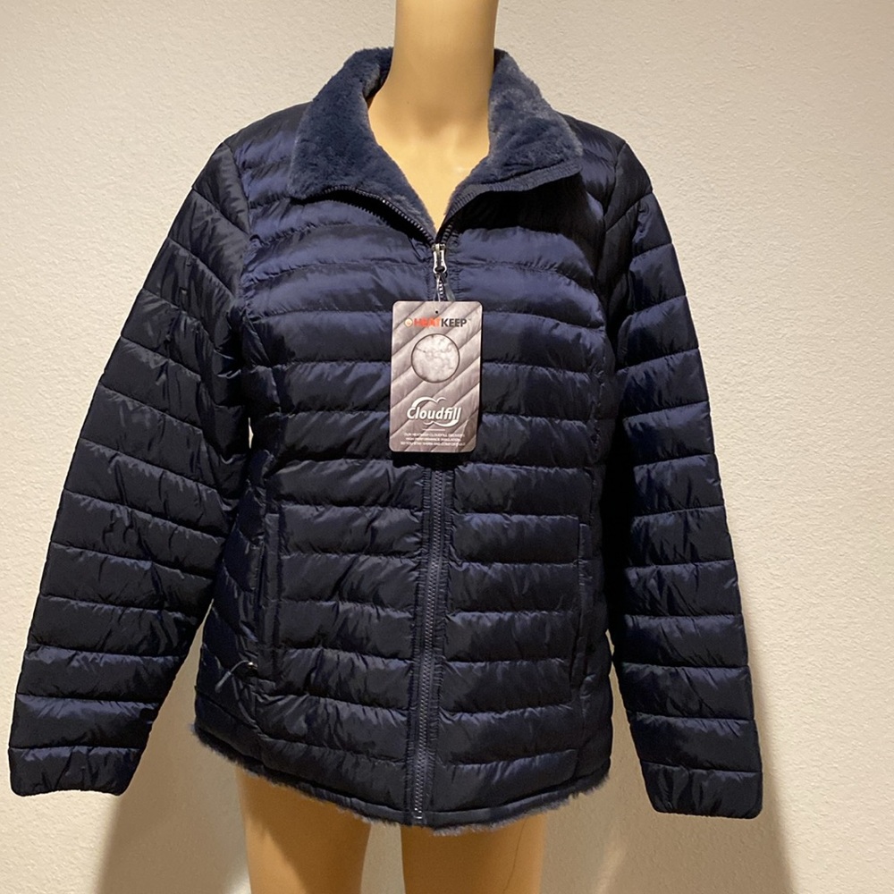 WOMEN’S HEATKEEP FAUX- FUR LINED PACKABLE JACKET